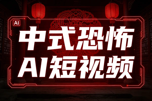 AI中式恐怖短视频教学恐怖氛围条条爆款