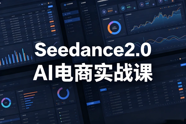 Seedance2.0 AI内容电商玩法实战课